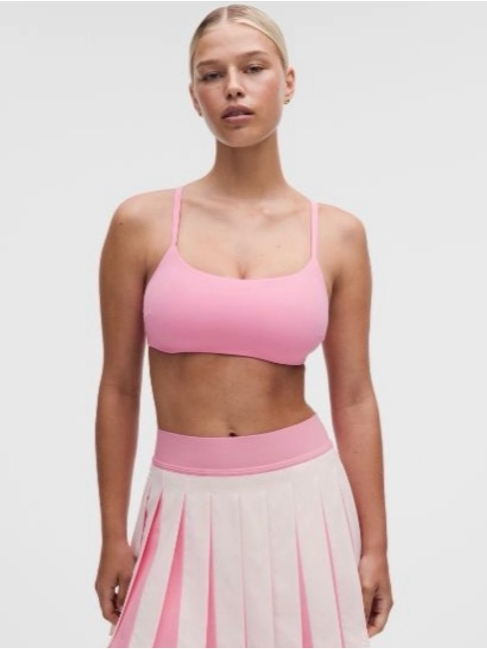 lululemon Candy Cloud Wunder Train Strappy Racer Bra Size 6